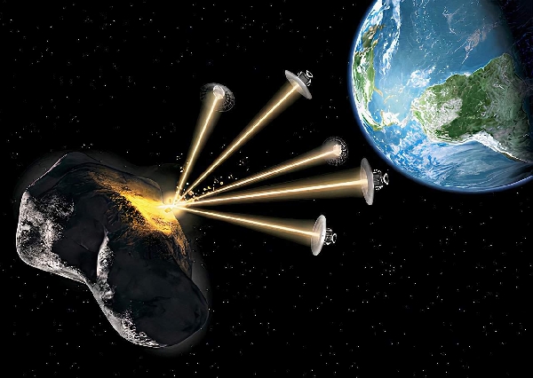 اليوم الخميس : كويكب عملاق محتمل الخطورة سوف يطير فوق الأرض بسرعة 37400 كم / ساعة
