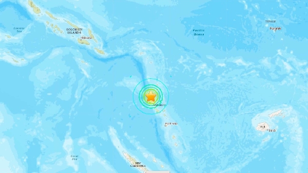 Menace de tsunami suite à un tremblement de terre de magnitude 7,0 près de Vanuatu dans le Pacifique