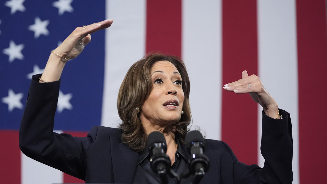 La vice-présidente américaine Kamala Harris. Mark Schiefelbein / AP