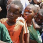 Enfants à Port-au-Prince, Haïti, le 14 mars 2024. AP Photo/Odelyn Joseph / AP