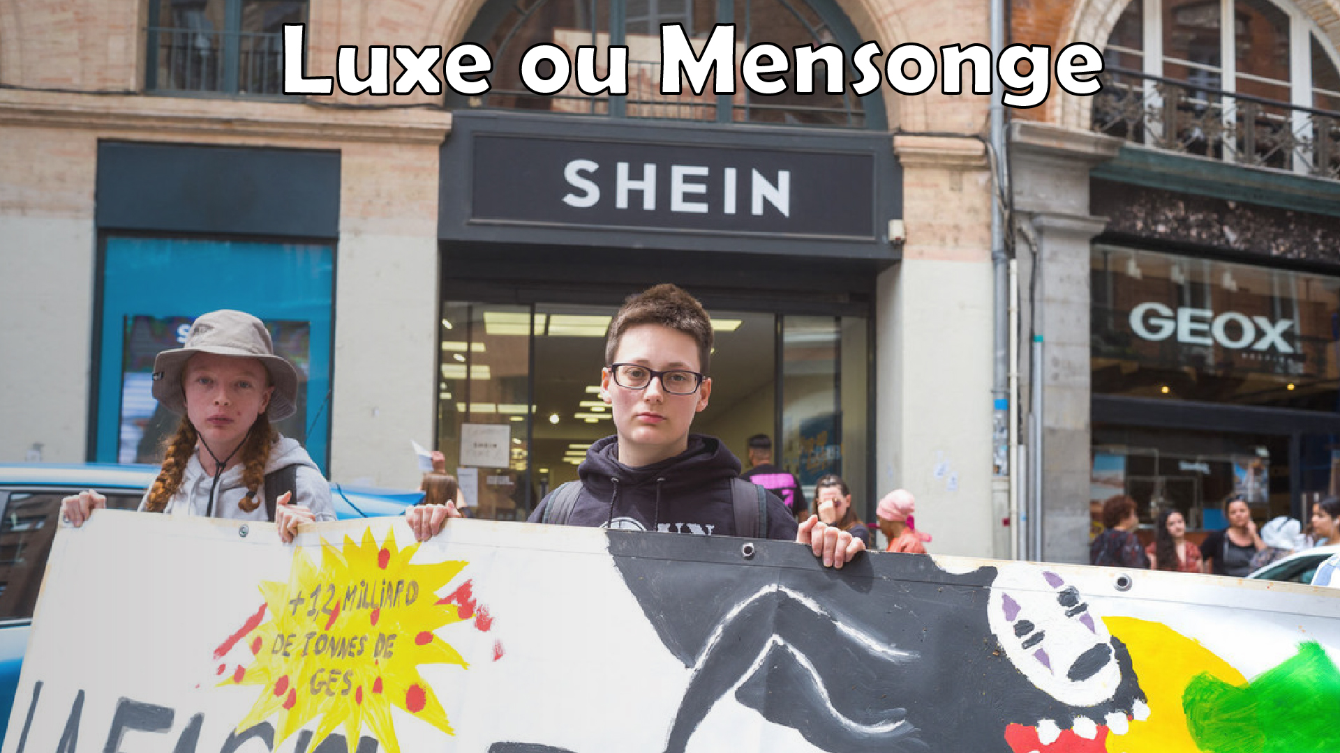 Une manifestation du groupe Extinction Rebellion devant un magasin Shein à Toulouse, en France, le 28 mai 2022. Patricia Huchot-Boissier/Abaca/Sipa USA / Légion-Media