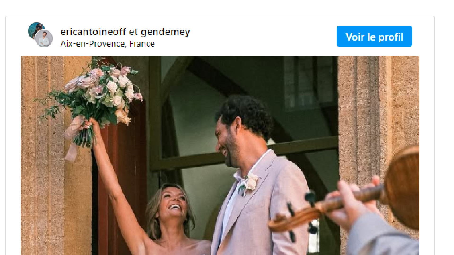 Eric Antoine dit OUI à Gennifer Demey : un mariage féérique sous le signe de l’émotion et des stars !